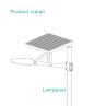 30W Integrated Solar Street Light Outdoor Lighting Used For Home Yard