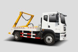 7CBM Euro 5 Dongfeng Chassis Air Conditional Desel Swing-arm Refuse Collector Garbage Truck Waste Truck