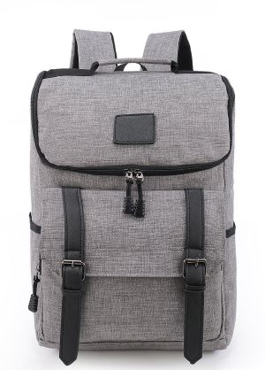 Lightweight Zipper Around Top Canvas Travel Men Backpack