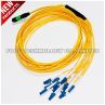 12 Strands MTP MPO Fiber Breakout Cable Singlemode Yellow Fiber Ribbon Cable