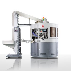 Fully Automatic Multi Color Rotary Screen Printer for Tube and Bottle Lid Cap with LED UV Curing System