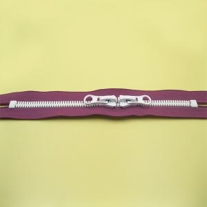 Special Vislon Zipper 8# Plastic 2 Way Close End Zipper with Corn Teeth Double Puller for Clothing