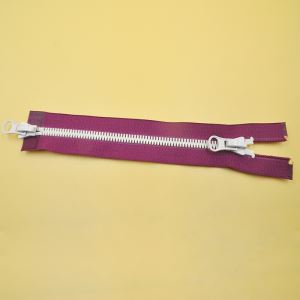 X-type Mold Zippers Two Way Open Ended 8# Zipper with Corn White Gold Silver Teeth for Clothing