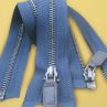 Metal Open Ended Brass 5# Zipper with Anti Silver Teeth for Clothing for Jacket Coats