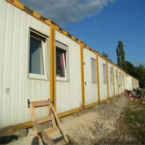 Fashion-designed Fine Quality Movable Flat Pack Sandwich Panel Inhabitable Container Office