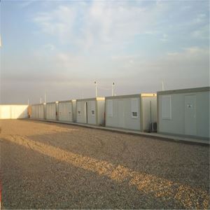 Vogue -designed Recycled Mobile Sandwich Panel Board Inhabitable Container Camp