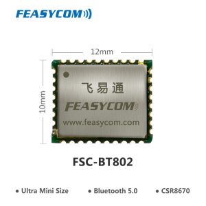 Micro TWS APT-X CSR8670 FCC Bluetooth 5.0 Audio Data Module For High Quality Headset FSC-BT802