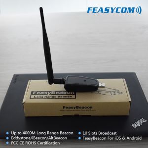 More Than 4000m Coverage Class 1 Long Range Bluetooth Beacon Support Eddystone IBeacon,AltBeacon and OTA