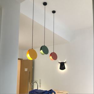 3 Lights Multi-Color Kitchen Led Pendant Light Lighting,with Led Bulb,finished In Painting