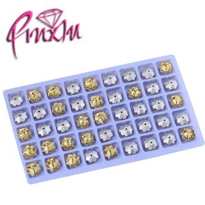 10mm Jonquil Flower crystal Beads sewing Rhinenstones