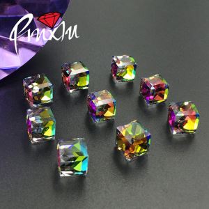 Rainbow Cube Rhinestones for Jewely making