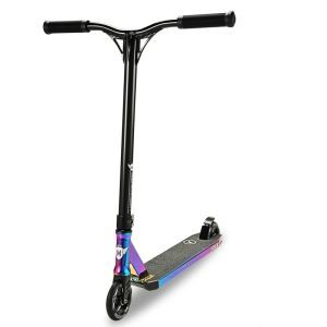 Longway Metro-Neo Chrome Stunt Scooter With Pro Scooter