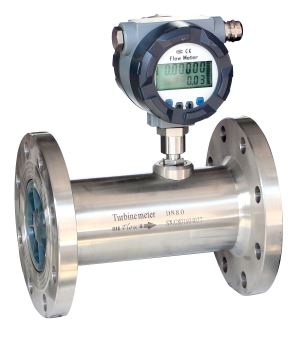 Liquid Turbine Flow Meter Senosr Measures Water and Fuel Oil and Diesel Industrial Applications