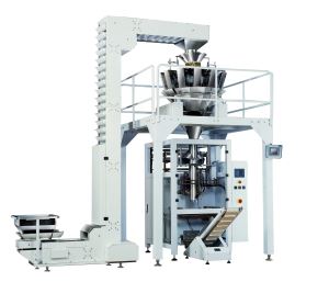 GS-WZP Full Line Auto 10/14 Heads Weighing packaging with Z Type Conveyor for Chips|banana Chips|puffed Food|nuts|seeds| Sugar|granule