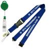 Retractable Bulldog Lip Printed Cell Phone Neck Strap Fabric Lanyards for Exhibition