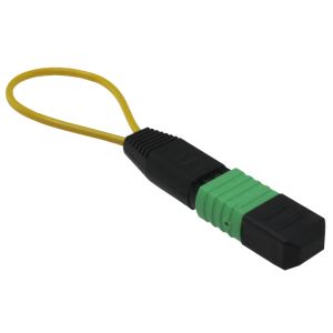 24 Fiber Ferrule MPO Loopback Plug Module Cable Singlemode Suitable for CFP CXP 100G