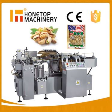 Automatic 3 Side Sealing Rotary Vacuum Fill-Seal Bagging Machinery