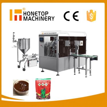 Full Automatic Rotary Spout Filling Machine High Speed in China