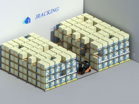 High Density Electric Automatic Mobile Racking System