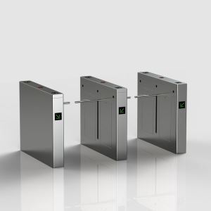 CE Approved 304 Stainless Steel Drop Arm Turnstile/Electronic Security Entrance