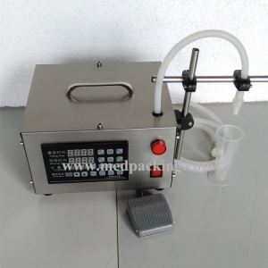 5 L/min Gear Pump Liquid Soap Filling Machine For Cosmetics & Oil & Pharmaceutical