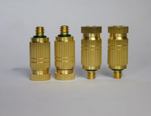 High Pressure Outdoor Cooling System Brass Misting Fog Nozzles