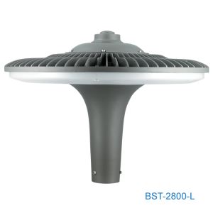 Decorative Solar SMT Garden LED Light Head 30-80W LED Garden Light BST-2800-L with Whole Heat Sink on Top