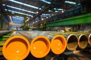 High Yield Carbon Steel Large Diameter Long Welded ERW Steel Line Pipes API X Grades for Gas Gathering Network