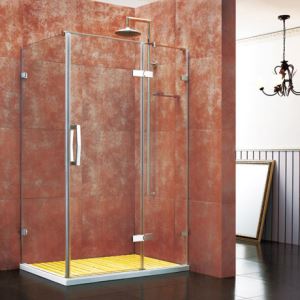 Frameless Stainless Steel Hinges Hinged Shower Enclosures/room/cabinet /door/bathroom with Tray