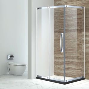 Stainless Steel Frame Sliding Square Shower Enclosures /room/cabinet/door/ bathroom /bathroom Shower