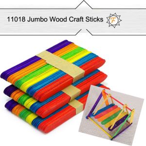 8 Inch Colored Jumbo Wood Craft Sticks Ideas