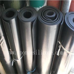 Wear Abrasion Resistant Black Red SBR Rubber Sheet Roll Made In China