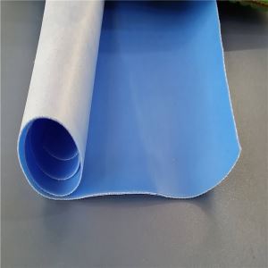 Heat Transfer Blue High Elastic Silicone Rubber Cloth