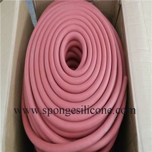 Colorful White Blue Round High Temperature Silicone Sponge Foam Rubber Tube For Tools