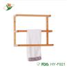 Bamboo Wall Mounting Rack with Towel Bars