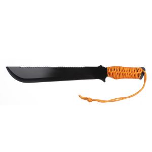 Outdoor High Carbon Full Tang Fixed Blade Knife with Cord-Wrapped Handle