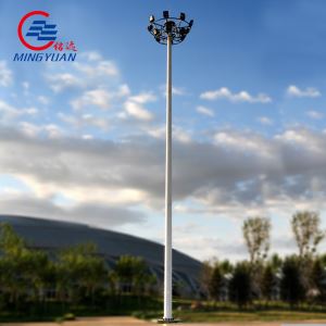15 Meters Hot Dip Galvanized Lamp Pole Manufacturer