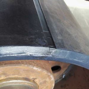 10mm Thick CN Bonding Layer Abrasion Resistant Plain Surface Conveyor Drum Rubber Lagging Sheet
