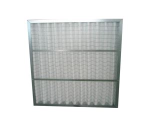 Primary Pleated Aluminum Panel Filters Metal Frame