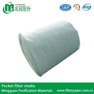 Wholesale Dust Holding Capacity F5 Synthetic Fiber Pocket Filter Media
