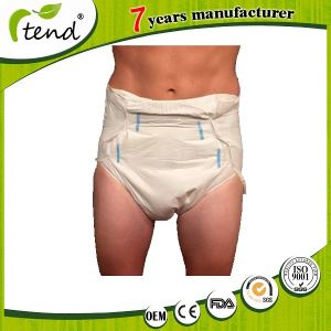 Disposable Printed Adult Baby Print ABDL Diapers for Adults All White