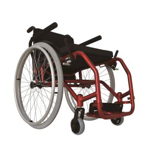 Adjustable Seat Folding Ultra Lightweight Sport Wheelchair
