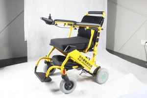 Folding Ultra Portable Lightweight Electric Wheelchair with Lithium Battery