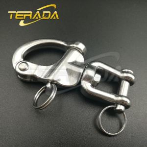 Stainless Steel Marine Clevis Shackle for Keychain with Swivel Clevis