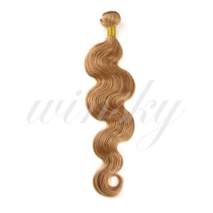 Body Wave Weft Human Hair Extensions #27