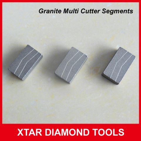 M Shape Multi Cutter Segments for Granite Multiblade Block Cutter