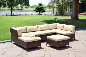 The High-Quality Outdoor Rattan Four-Piece Combination Rattan Sofa