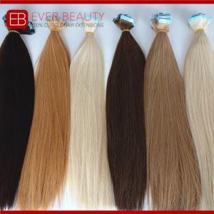 Double Drawn Indian Human Hair Remy Tape In Extension