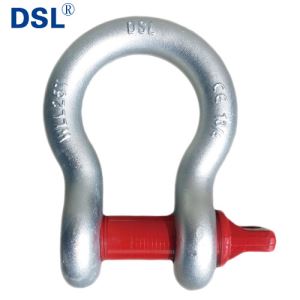 U.S. G209 Bolt Type Galvanized Rigging Anchor Bow Shackle with Screw Pin