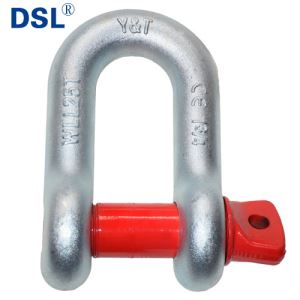 2-120T Small Galvanized Forged Lifting Anchor D Ring Shackles U.S. Type G210